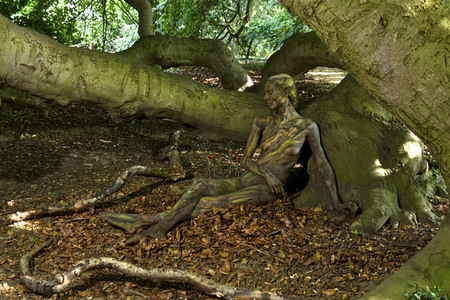 NATURE ART: Buchen / Beeches Bodypainting