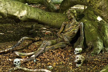 NATURE ART: Buchen / Beeches Bodypainting