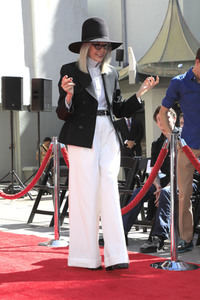 Hand and Footprint Ceremony mit Diane Keaton in Los Angeles