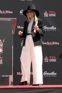 Hand and Footprint Ceremony mit Diane Keaton in Los Angeles