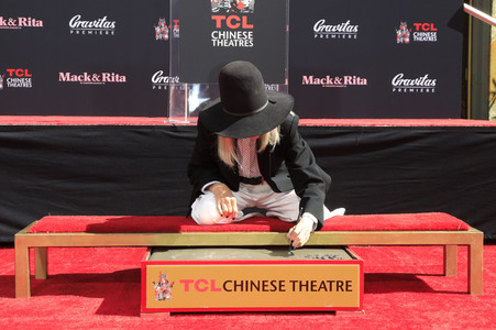 Hand and Footprint Ceremony mit Diane Keaton in Los Angeles