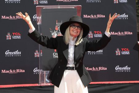 Hand and Footprint Ceremony mit Diane Keaton in Los Angeles
