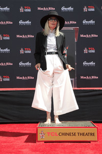 Hand and Footprint Ceremony mit Diane Keaton in Los Angeles