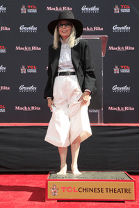 Hand and Footprint Ceremony mit Diane Keaton in Los Angeles