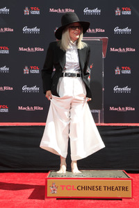 Hand and Footprint Ceremony mit Diane Keaton in Los Angeles