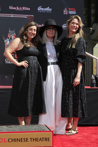 Hand and Footprint Ceremony mit Diane Keaton in Los Angeles