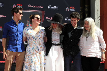 Hand and Footprint Ceremony mit Diane Keaton in Los Angeles
