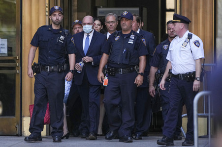 Allen Weisselberg vor dem Strafgericht in New York