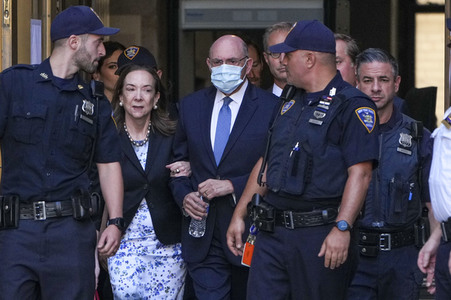 Allen Weisselberg vor dem Strafgericht in New York