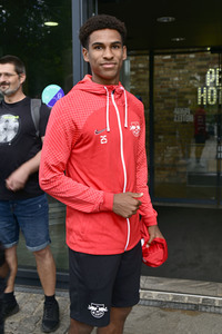 Ankunft der RB Leipzig Spieler in Berlin