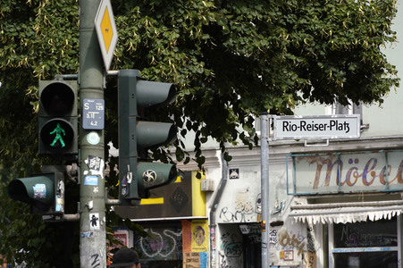 Der Rio-Reiser-Platz in Berlin