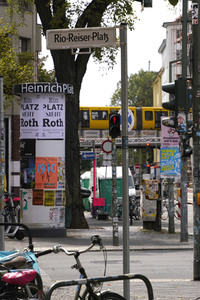 Der Rio-Reiser-Platz in Berlin