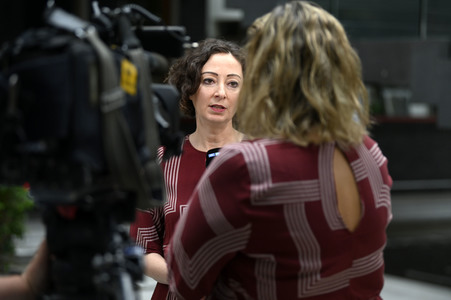 Pressegespräch mit Ramona Pop in Berlin