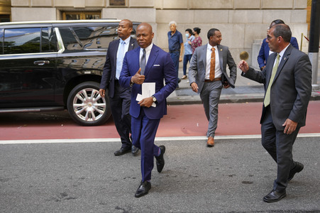 Flaggenzeremonie der Ukraine in New York