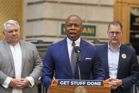 Flaggenzeremonie der Ukraine in New York