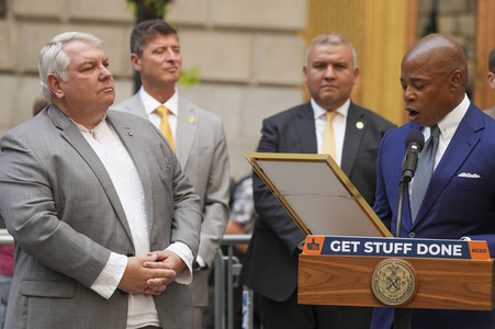 Flaggenzeremonie der Ukraine in New York