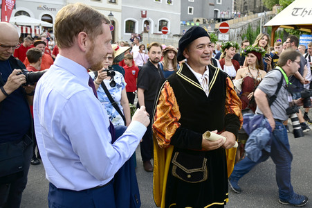 Eröffnungstag vom Altstadtfest 2022 in Görlitz