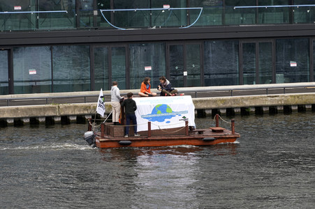 Climate and Boat Demo 2022 in Berlin