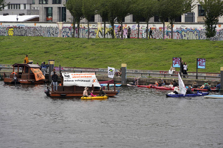 Climate and Boat Demo 2022 in Berlin