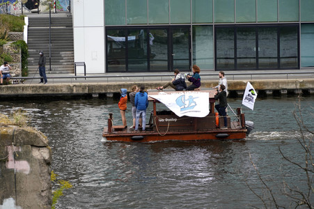Climate and Boat Demo 2022 in Berlin