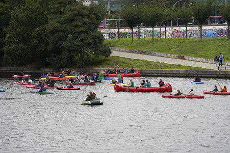 Climate and Boat Demo 2022 in Berlin