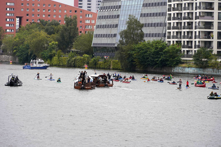 Climate and Boat Demo 2022 in Berlin