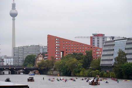 Climate and Boat Demo 2022 in Berlin