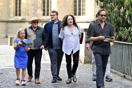 Presserundgang 'Spurensuche Tatort Münster' in Münster