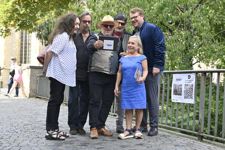 Presserundgang 'Spurensuche Tatort Münster' in Münster