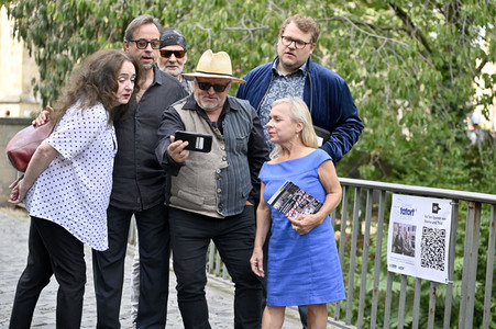 Presserundgang 'Spurensuche Tatort Münster' in Münster