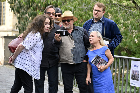 Presserundgang 'Spurensuche Tatort Münster' in Münster