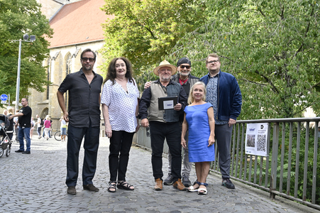 Presserundgang 'Spurensuche Tatort Münster' in Münster