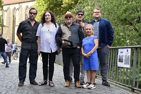 Presserundgang 'Spurensuche Tatort Münster' in Münster