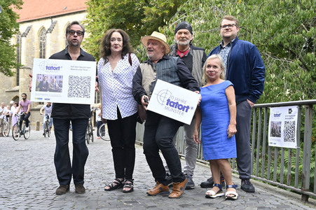 Presserundgang 'Spurensuche Tatort Münster' in Münster