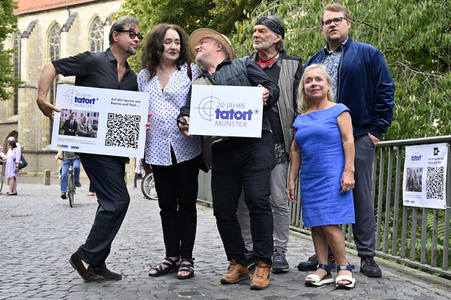 Presserundgang 'Spurensuche Tatort Münster' in Münster