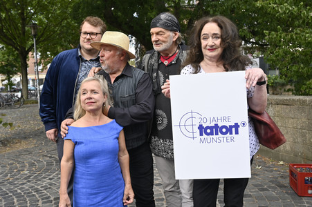 Presserundgang 'Spurensuche Tatort Münster' in Münster
