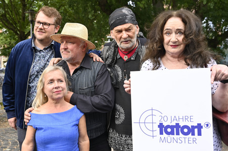 Presserundgang 'Spurensuche Tatort Münster' in Münster