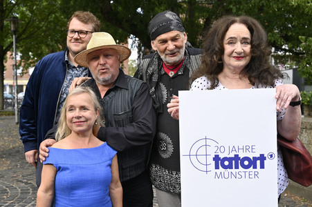 Presserundgang 'Spurensuche Tatort Münster' in Münster