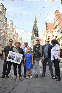 Presserundgang 'Spurensuche Tatort Münster' in Münster