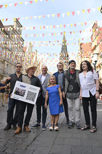 Presserundgang 'Spurensuche Tatort Münster' in Münster