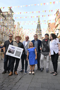 Presserundgang 'Spurensuche Tatort Münster' in Münster