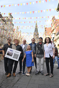 Presserundgang 'Spurensuche Tatort Münster' in Münster