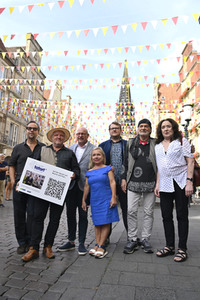 Presserundgang 'Spurensuche Tatort Münster' in Münster