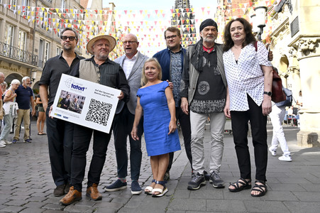 Presserundgang 'Spurensuche Tatort Münster' in Münster