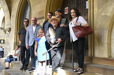 Presserundgang 'Spurensuche Tatort Münster' in Münster