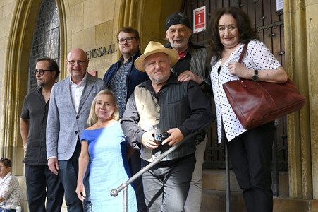Presserundgang 'Spurensuche Tatort Münster' in Münster