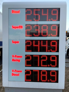 Symbolfoto Höchstpreise für Kraftstoff