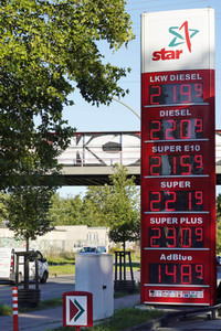 Symbolfoto Kraftstoffpreise nach Auslaufen des Tankrabatts