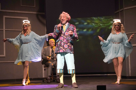 Theaterprobe 'Gottes Lebenslauf' in Dessau