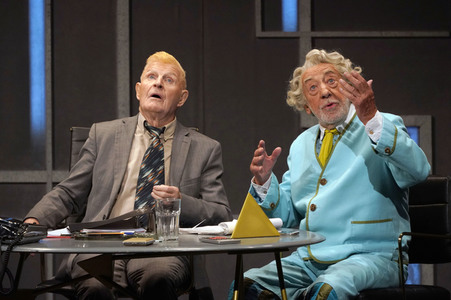 Theaterprobe 'Gottes Lebenslauf' in Dessau